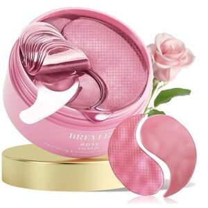 Rose Eye Mask Patches — Hydrating Pink Under-Eye Treatment NEW